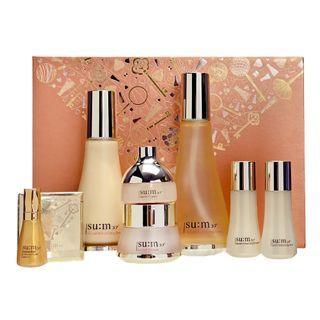 Su:m37 - Secret Special Set Special Edition: (emulsion 120ml) + (toner 150ml) + (random Gifts X 6) 8 Pcs