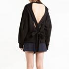 Open Back Pullover