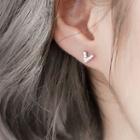 Letter V Ear Stud