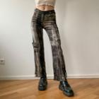High Waist Tie-dye Pants