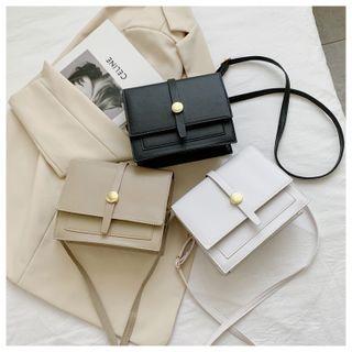 Plain One-shoulder Crossbody Bag