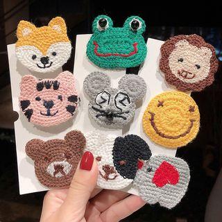 Fleece Animal Brooch