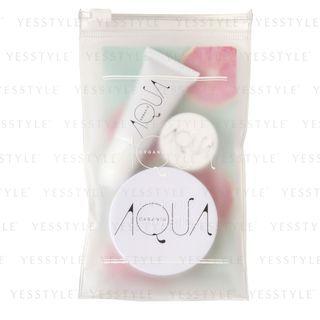 Aqua Aqua - Trial Set A: Face Powder + Makeup Base + Multi-balm 3 Pcs