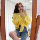 Slit-hem Oversized T-shirt