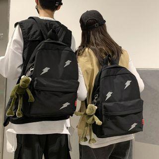 Bolt Print Backpack