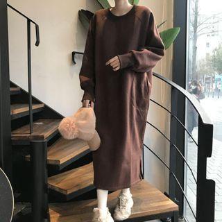 Round-neck Pocket Dress