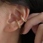 Textured Alloy Cuff Earring