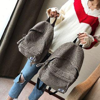 Houndstooth Backpack