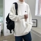 Mock-ncek Sweater