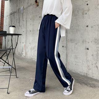 Wide Leg Striped Pants