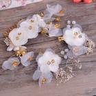 Set: Floral Hair Pin + Hair Clip