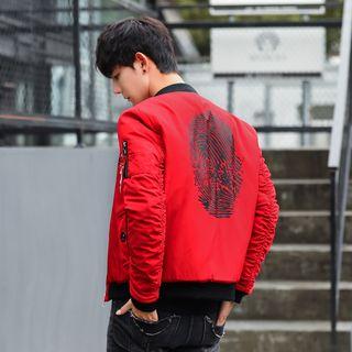 Fingerprint Bomber Jacket