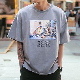 Taxi Printed Short-sleeve T-shirt