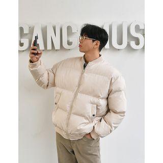 Crew-neck Boxy Puffer Jacket