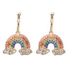 Rhinestone Rainbow Dangle Earring
