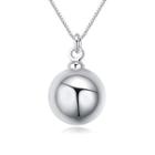 Alloy Bead Pendant Necklace 1770 - White - One Size