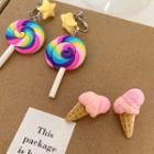 Lollipop / Ice Cream Acrylic Earring
