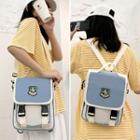 Applique Piped Backpack