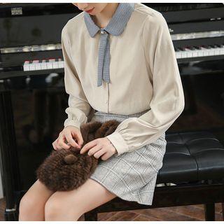 Plaid Collar Shirt