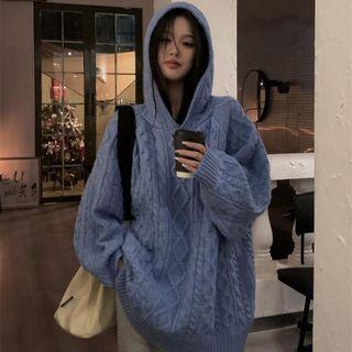 Hood Sweater Blue - One Size