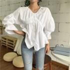Set: Rip Skinny Jeans + Blouse