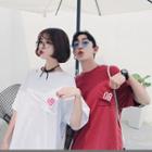 Couple Matching Short-sleeve Loose-fit T-shirt