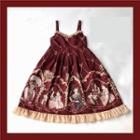 Printed Sleeveless Lolita A-line Dress