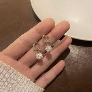Pearl Earring Gold - One Size