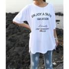 Dip-back Lettering T-shirt