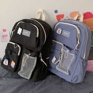 Nylon Mesh Pouch Backpack