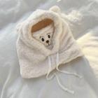 Bear Chenille Balaclava Hat