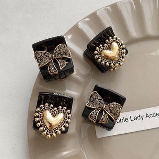 Bow / Heart Hair Clamp / Set