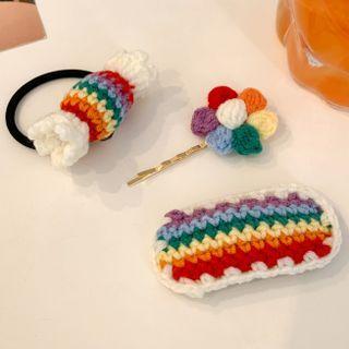 Knit Hair Clip / Hair Pin / Hair Tie