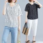 Striped Short-sleeve T Shirt