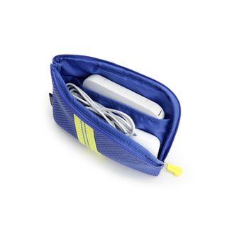Zipped Contrast-trim Mesh Pouch (s)