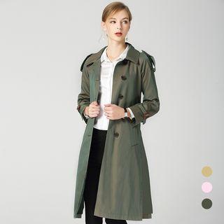 Lightweight Single-breasted Trench Coat