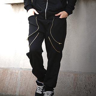Zip Detail Pants