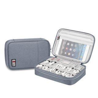 Nylon Accessory Pouch Gray - One Size