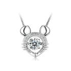 925 Sterling Silver Zodiac Mouse Pendant With Necklace