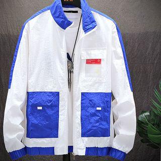 Two-tone Zip Light Jacket