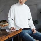 Stripe-detail Panel Pullover