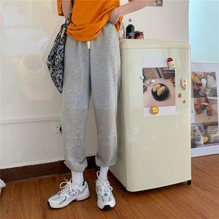 Short-sleeve T-shirt / Plain Sweatpants