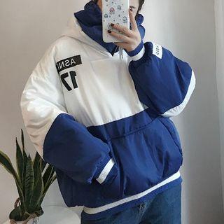 Print Padded Hoodie