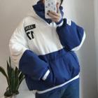 Print Padded Hoodie