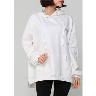 Dip-back Printed Hoodie