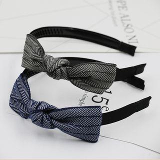 Chevron Patterned Bow Accent Headband