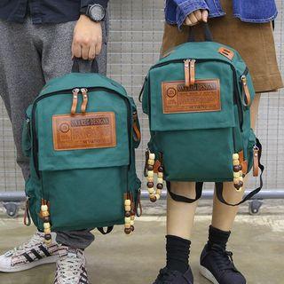 Canvas Beaded Backpack