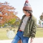 Family Matching Fleece-lining Zip Jacket