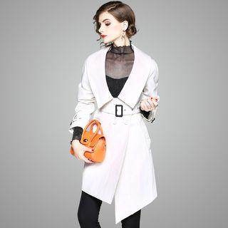 Double-breasted Asymmetric Coat