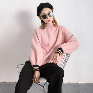 Oversized Mock-neck Pullover